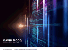 Tablet Screenshot of davidmocq.com